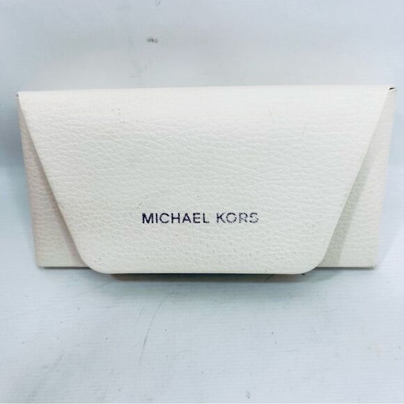 Michael Kors White Leather Sunglasses Case - Picture 3 of 10